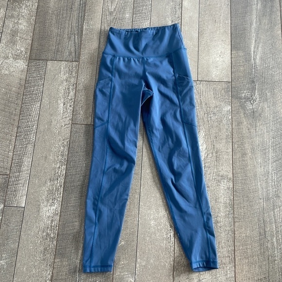 American Eagle Size Small Blue High-Waisted Leggings - Picture 7 of 8